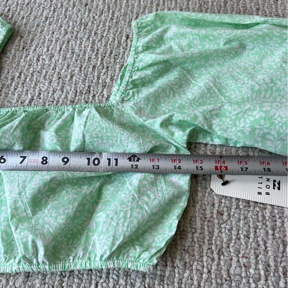 Billabong Tropic Sun Crop Top in Honeydew NWT - Picture 7 of 15